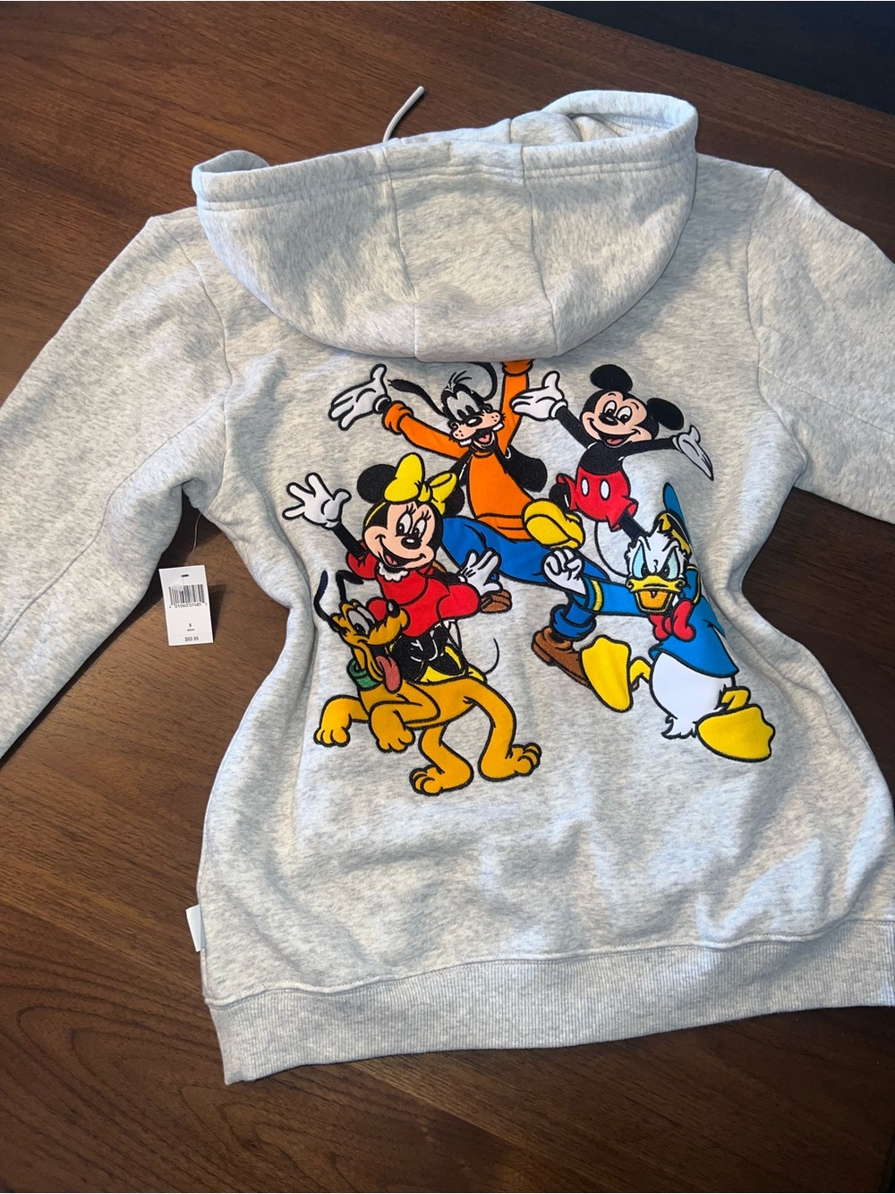 NEW embroidered Mickey hoodie